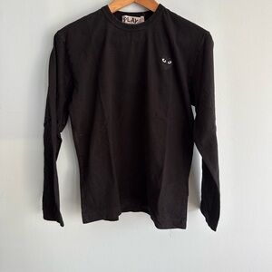 Comme des Garçons PLAY Black Long-sleeve Tee